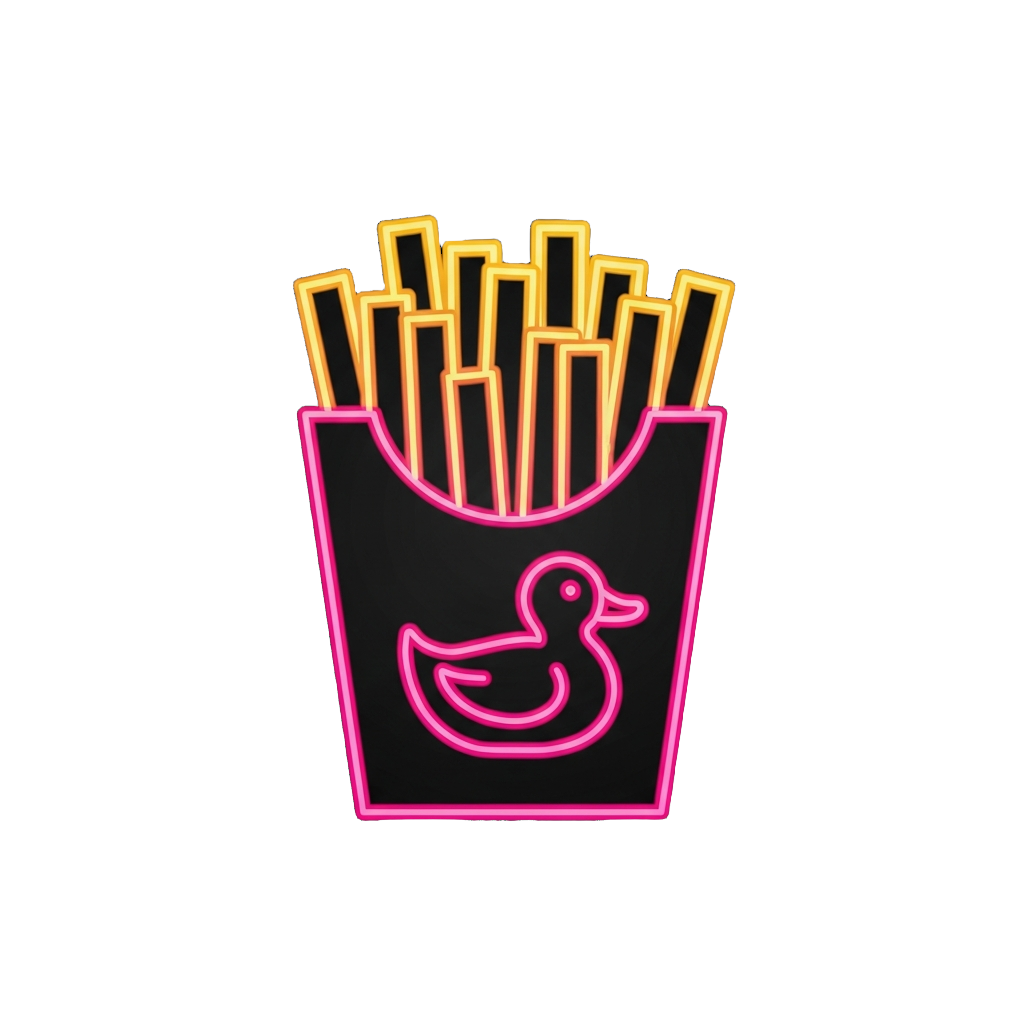 Duck fat fries icon