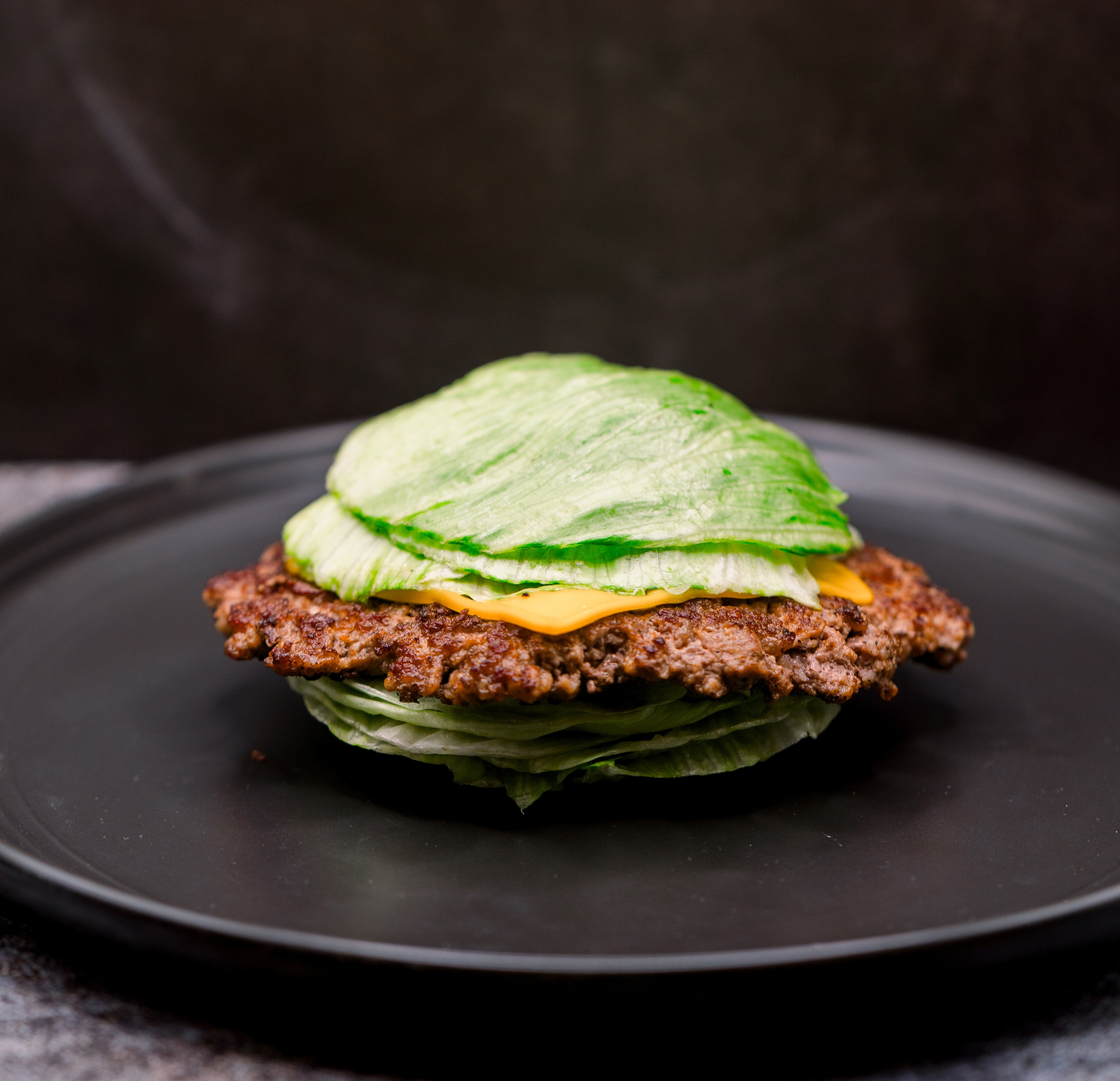 Char'd Cheese Burger Lettuce Wrap